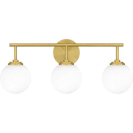 Quoizel Eloise Bath 3 Lights Aged Brass. ELO8624AB